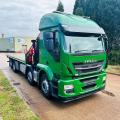 IVECO STRALIS 8X2 FLAT CRANE