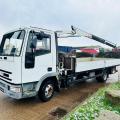 IVECO 75E15 DROPSIDE CRANE