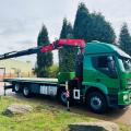 IVECO STRALIS 8X2 FLAT CRANE