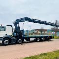 DAF CF 460 8X2 FLAT HIAB 658 REMOTE CRANE