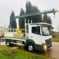 MERCEDES-BENZ ATEGO 816 CRANE POLE CARRIER