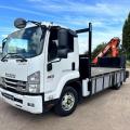 ISUZU F110 210 11 TON DROPSIDE CRANE