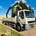 DAF FA LF 55.220 DROPSIDE CRANE