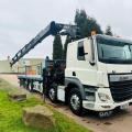 DAF CF 460 8X2 FLAT HIAB 658 REMOTE CRANE