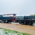 DAF XF 510 6X2 DRAWBAR CRANE