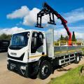 IVECO EUROCARGO 180E25 DROPSIDE CRANE