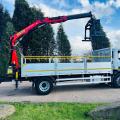 IVECO EUROCARGO 180E25 DROPSIDE CRANE