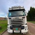 SCANIA R450 STREAMLINER 8X2 FLAT CRANE