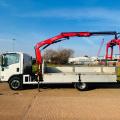 ISUZU N75 150 7.5 TON DROPSIDE CRANE