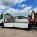 IVECO 100E19 DROPSIDE CRANE