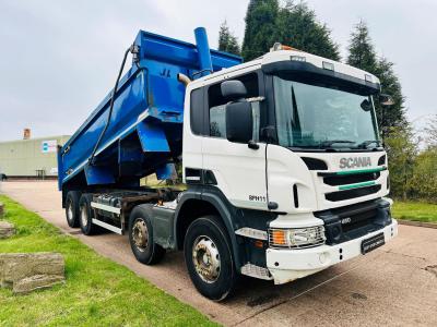 SCANIA P450 8X4 STEEL TIPPER