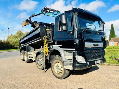 DAF CF 410 8X4 TIPPER GRAB