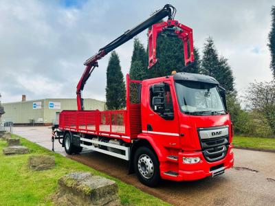 DAF LF 260 18 TON DROPSIDE CRANE