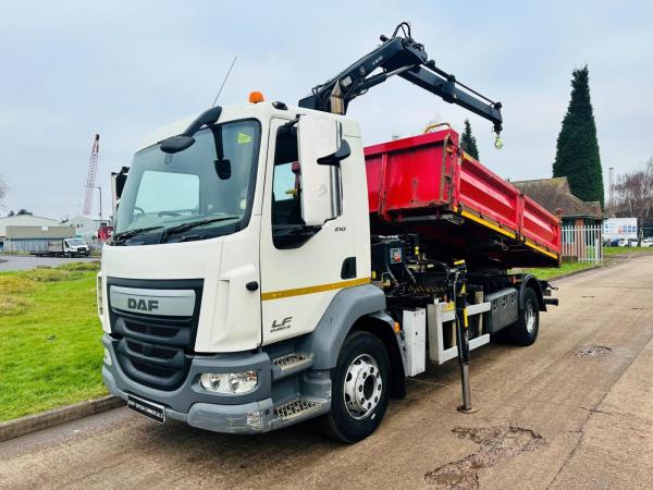 DAF LF 210 16 TON TIPPER CRANE