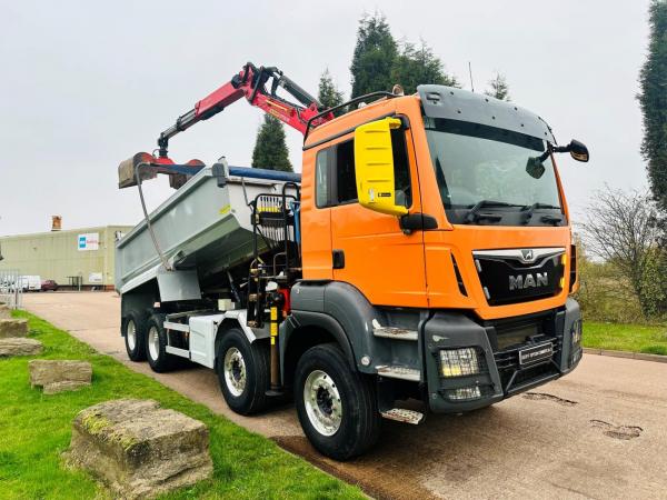 MAN TGS 35.500 8X4 TIPPER GRAB