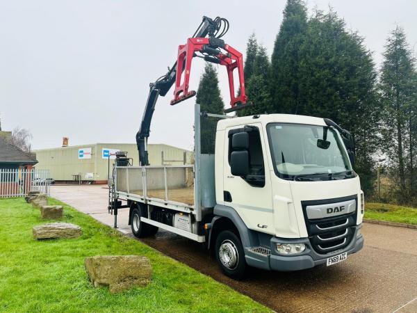 DAF LF 230 12 TON DROPSIDE CRANE