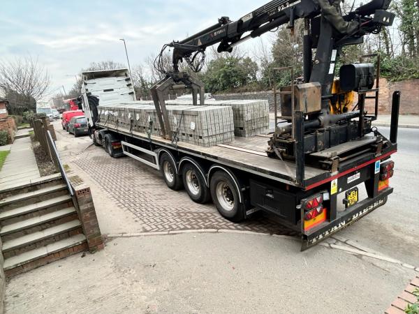 DENNISON TRIAXLE BRICK TRAILER